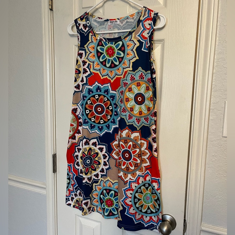 Simple fun tank dress
